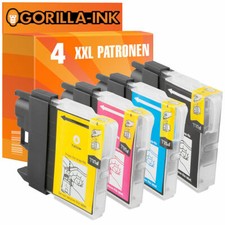 4 Patronen XXL für Brother DCP-J125 DCP-J315W DCP-J515W MFC-J220 LC-985