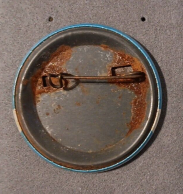 Ancien Bouton épingle De Permis De Pêche Pennsylvanie 1975 - Numéro 423816, Objet Vintage Collection
