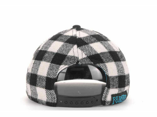 Neff Headwear Brawny White & Black Wool Blend Plaid Snapback Cap Hat - Picture 4 of 4