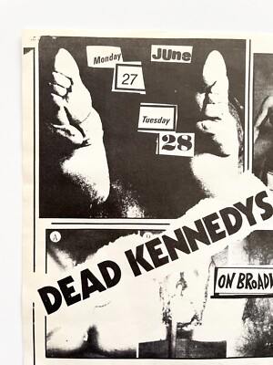 Dead Kennedys RRZ SF Flyer Punk Black Flag TSOL MDC Poster | eBay