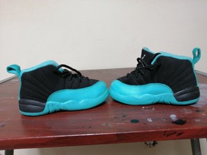 jordan 12 teal and black