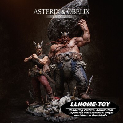 Asterix and Obelix, Ideafix 1:6 Model Kit Unpainted 3d Print GK Statue Figure