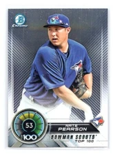 2018 Bowman #BTP-53 Nate Pearson Bowman Chrome Scouts' Top 100