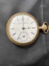 1891 Elgin Wheeler Watch Co Pocket model 5 , Size 18s 15J serial 4414041
