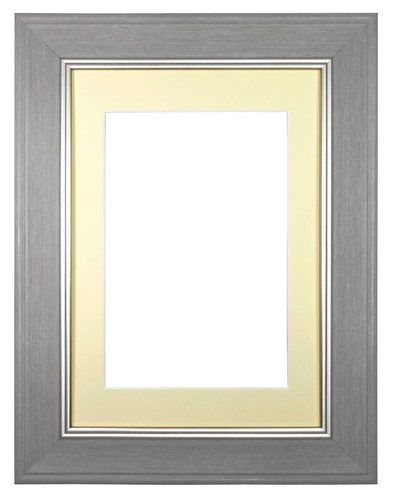Shabby Chic Picture frame,photo frame,poster Grey/Dark Grey with Bespoke Mount - Imagen 15 de 17