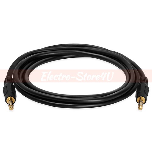 Cable macho a macho de 3 pies 6 pies 12 pies 25 pies 50 pies 100 pies Lote de audio estéreo auxiliar 1/8 " - Imagen 4 de 8