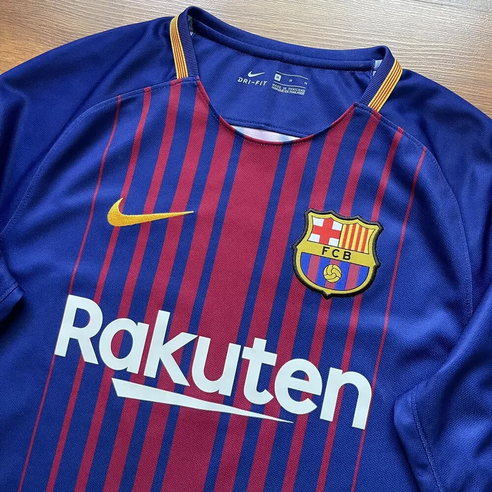 BARCELONA NIKE 2017/2018 FOOTBALL HOME JERSEY #10 MESSI SIZE BARCELONA NIKE 2017/2018 FOOTBALL HOME JERSEY #10 MESSI SIZE