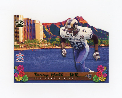 TORRY HOLT 2002 Pacific Pro Bowl Die Cuts #14 St. Louis Rams JM