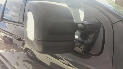 19 NISSAN TITAN XD Door Mirror Power Mirror Passenger Textured Black