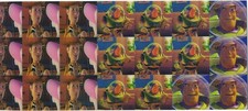 45 Motion Flicker Animation Lenticulars  Two 1995 TOY STORY Sheets New