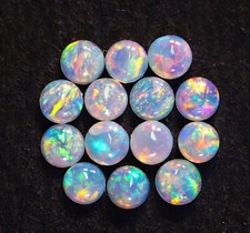 2.00 MM Round Natural Australian Opal Stone in MM Size in Excellent Cut  Polish