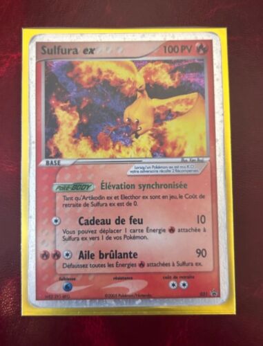 Carte Pokémon FR - Sulfura EX 031 - Promo Bloc EX  - Photo 1/3