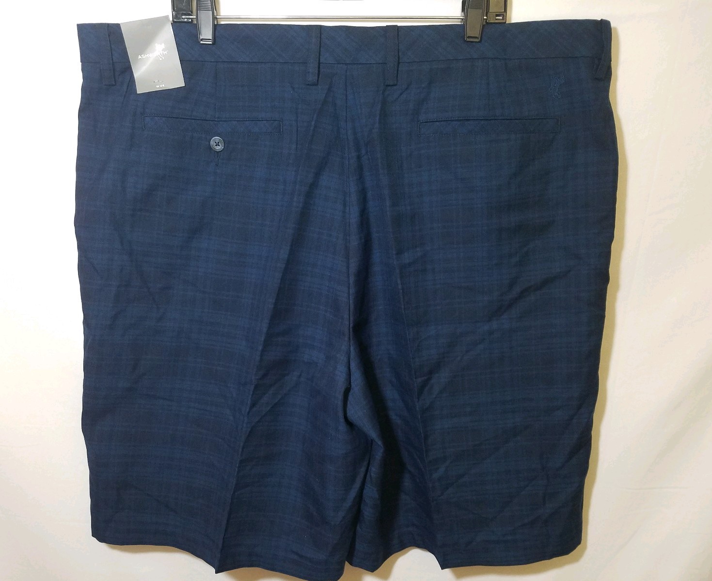 Ashworth Mens Blue Plaid Golf Shorts Size W44 NWT eBay