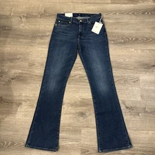 NWT 7 For All Mankind Women’s Earthkind Italian Fabric Jeans Boot Size 32x34