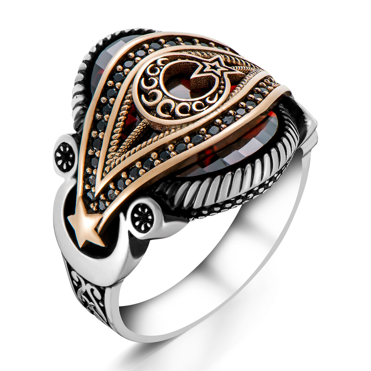 [13] RedMoon / STERLING 925 / 138g IDブレス 13] RedMoon / STERLING 925 / 138g IDブレス