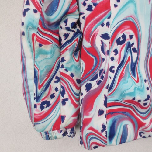 Spyder Jacket Girls 6 White Pink Blue Marbled Lola Snowboarding Ski Snow Winter - Picture 9 of 22