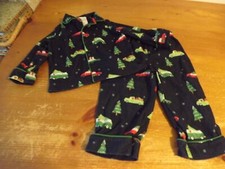 PAJAMAS - TODDLER Chistmas flannel pajama set 18 mos WONDERSHOP