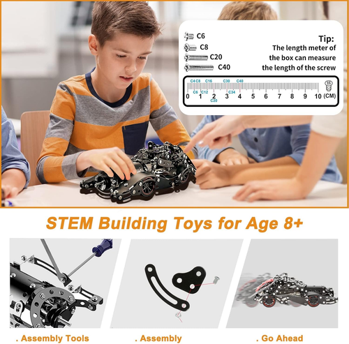 LILCRUIBAO Erector Sets for Boys Age 8 9 10 11 12-16 and Older, 332 Pcs Batman - Picture 3 of 12
