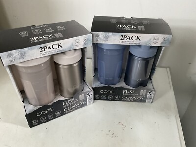 Core Kitchen - Stilvolle Edelstahl Wasserflasche & Kunststoff Shaker / Mixer