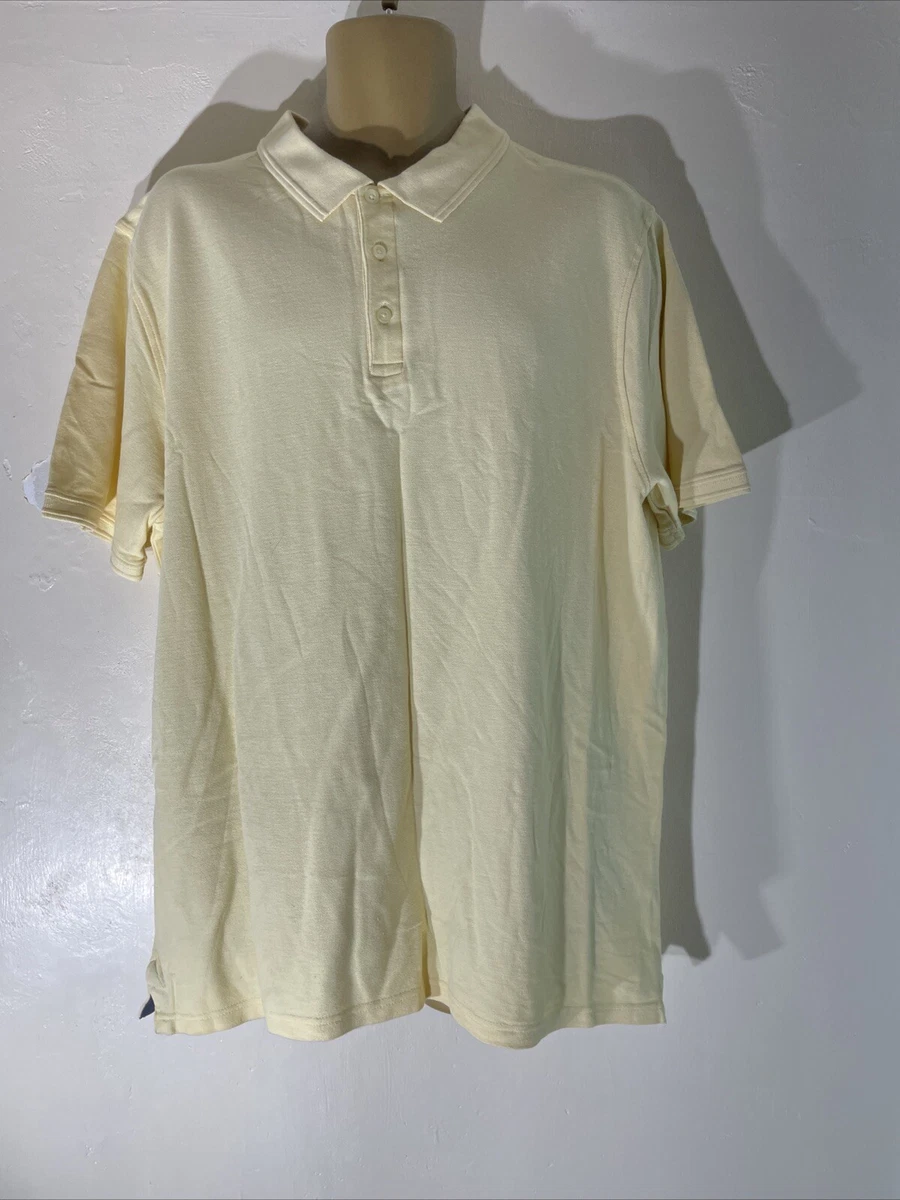 T-shirt Rayé Jaune Maine New England Homme Taille L - Occasion TBE