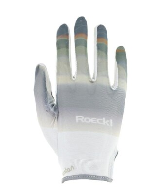 Roeckl Murlo Fahrrad Handschuhe lang weiß/grau 2025