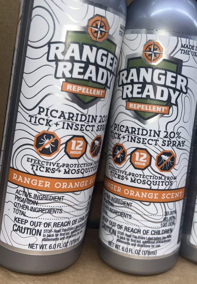 3 pack Ranger Ready Picaridin Insect MOQUITO Repellent Bug & TICK Spray ...