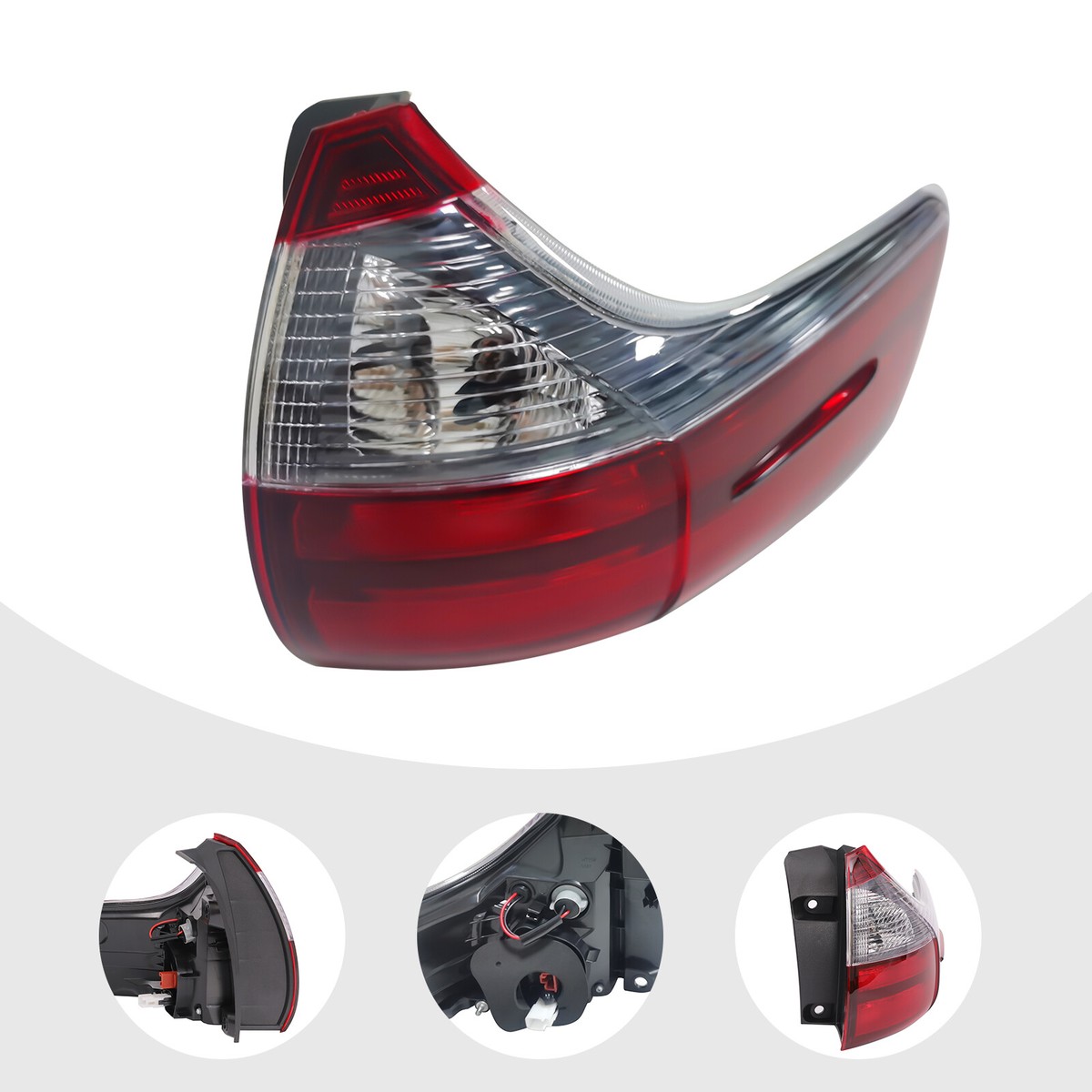 LEAVAN Right Outer Brake Tail Light Fit For 2015-2020 Toyota Sienna Base/L/LE/XLE - Foto 2