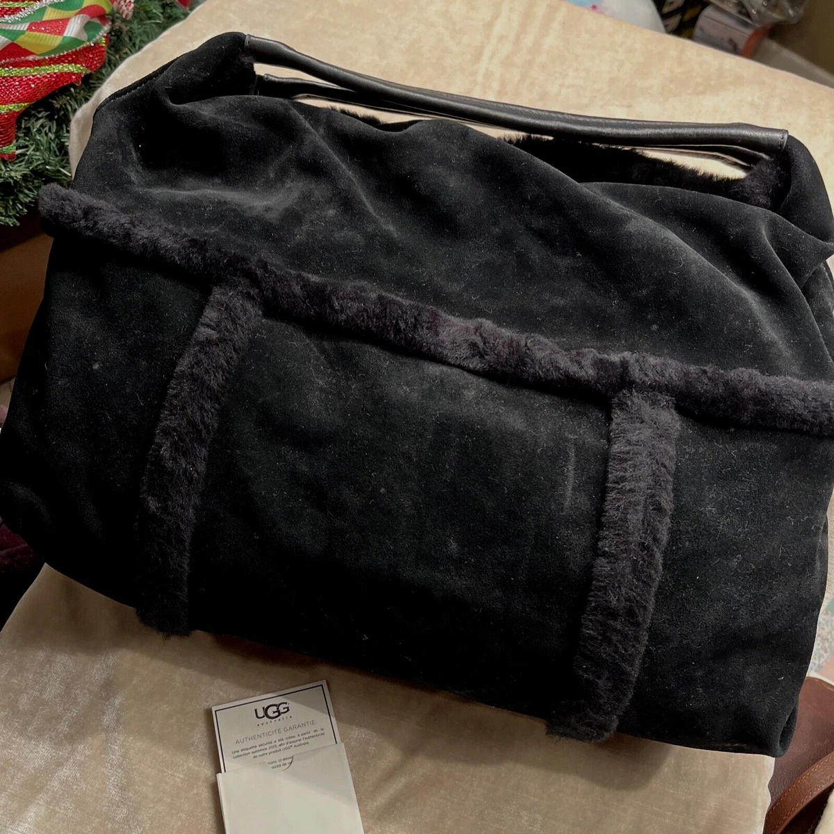 Ugg Australia Quinn Hobo Bag Black NWT