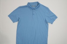 Mens Cutter  Buck Blue Polo Shirt Large L EUC