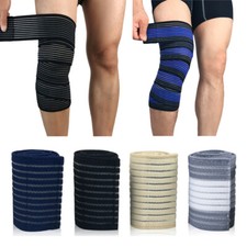 Elastic Bandages Knee Support Sports Training Running Yoga Compression Wraps
