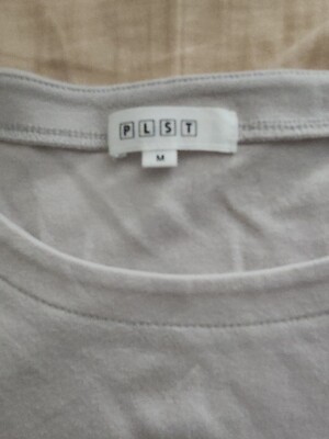 PLSTプラステJapan Women's T-shirts Ivory Size M( Japanese