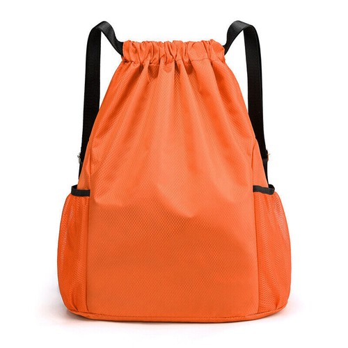 Waterproof Sport String Drawstring Bag Pack Sack School Gym Tote Backpack Casual - Picture 15 of 30