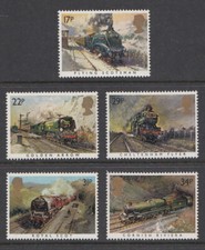 GB 1985 Famous Trains railway set SG 1272-1276 MNH mint  *combined postage*