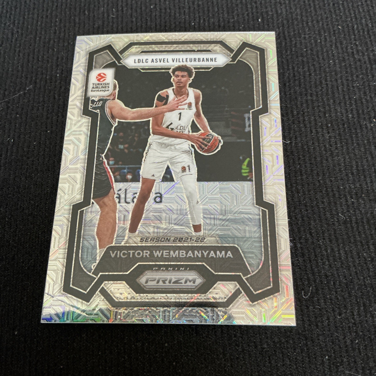 Victor Wembanyama 2023-24 Panini Prizm EuroLeague Rookie #11 Mojo #04/25