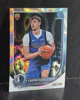 Cooper Flagg 2025-26 Bowman Chrome Lava Refractor /399 Mavericks #BCV-1