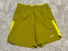 NWT Nike Mens Challenger Dri-FIT 7'' Brief-Lined Running Shorts Moss SZ S