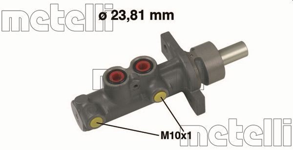 Maître-cylindre de frein METELLI 05-0486 résout le problème de pédale molle sur FORD 1047660