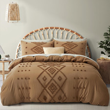 Oli Anderson Tufted Duvet Cover King Size Soft And Lightweight Duvet Covers Set