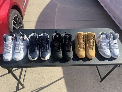 Jordan Unisex Baby Sneakers Lot of 5 Pairs Multicolor Leather Solid