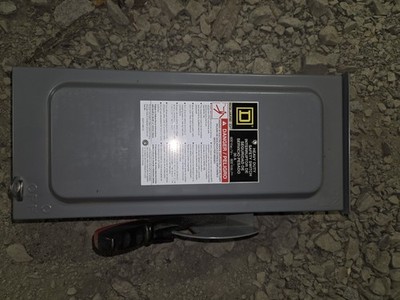 Square D HU361RB New Box Heavy Duty Disconnect Switch 30 Amp 600v 3 PhaseNema 3R