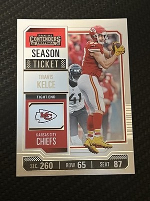 Travis Kelce 2023 Panini Contenders Season Ticket #52 Base Card Chiefs