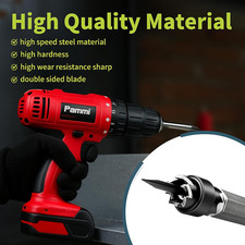 13-Pack Spot Weld Cutter Sets Double Sided 3/8" 5/16" HSS Remover Drill Bits Hex