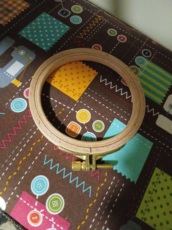 Nurge Brand Wooden Embroidery Hoop Size  No. 1 4.5 Inches.
