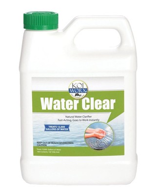 KoiWorx Water Clear - Clarifies Decorative and Ornamental Ponds, Safe for Koi...