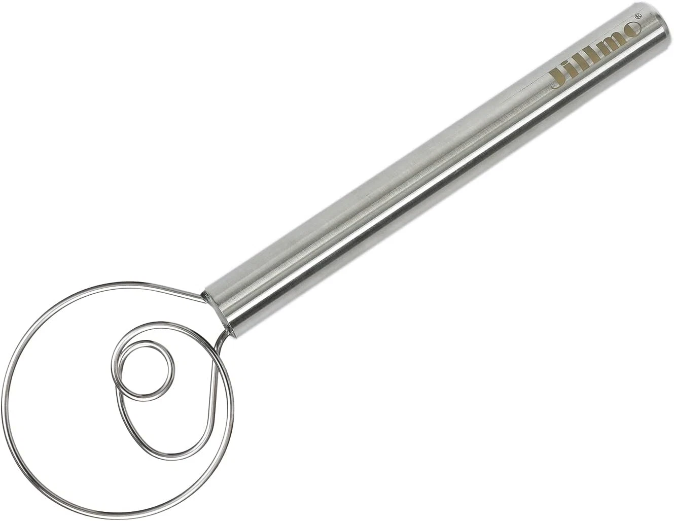 Danish Dough Whisk, 12inch Stainless Steel Bread Whisk