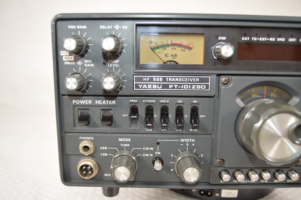YAESU FT-101ZSD HF SSB Transceiver Ham Radio Tested