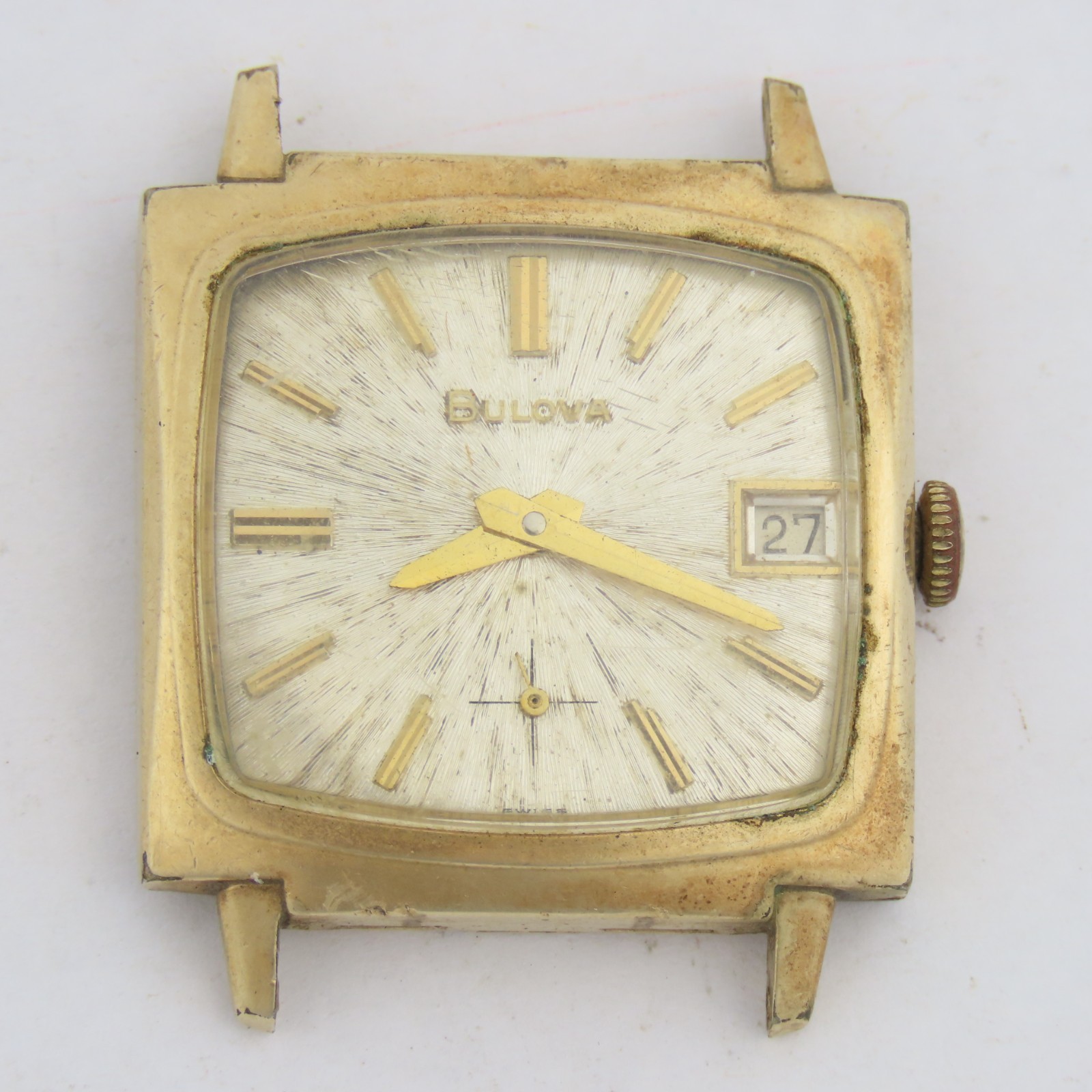 Bulova Men’s Vintage Mechanical Fancy Manual Wind Wristwatch