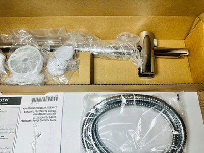 Moen 3558EP Multi Function Hand Shower with Slide Bar Includes Hose- Chrome