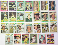 1975-78 Topps Pittsburgh Pirates Team Lot (27) - Stennett, Sanguillen, Reuss