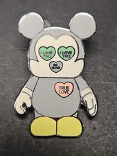 True Love Heart Mickey Vinylmation  Trading Pin Walt Disney World + Free Gift